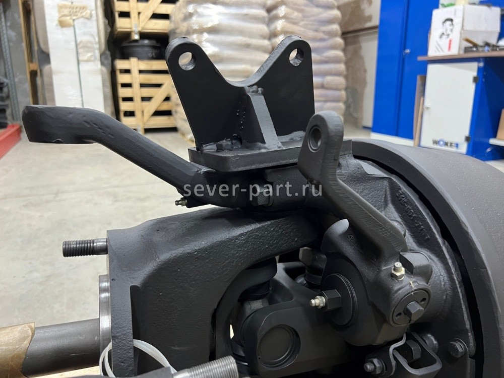 Колесно-ступичная группа переднего моста левая 6522,65225,65226,65228/ Мадара 340-023-7401